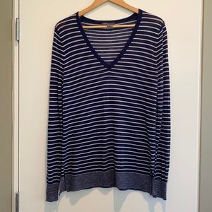 Vince feather weight navy knit sweater.